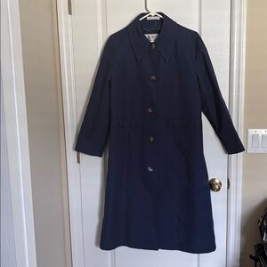 Vintage Misty Harbor Any Weather Navy Blue Long Coat